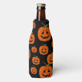 Fijne Halloween Jack O Lantern Illustratieve Kunst Flesjeskoeler