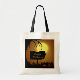 Fijne Halloween Jack O Lantern Pompoenen - Tote Bag