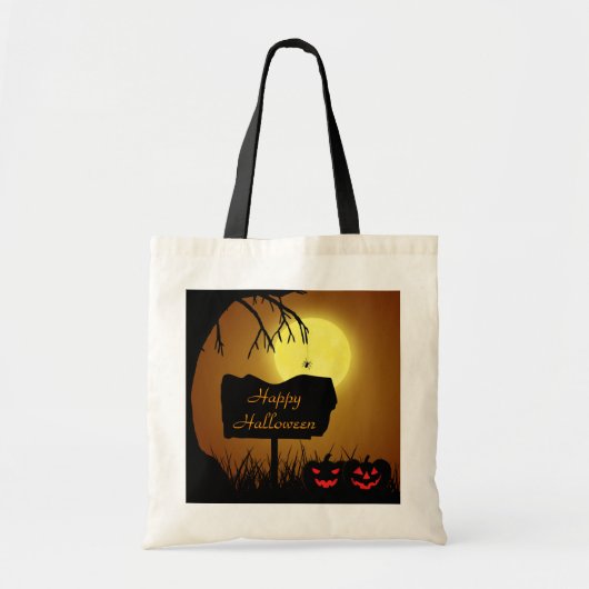 Fijne Halloween Jack O Lantern Pompoenen - Tote Bag (Voorkant)