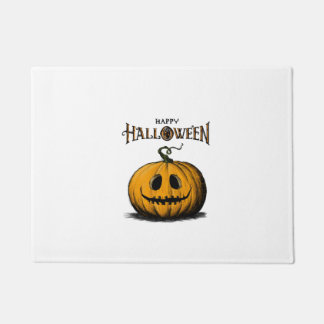 Fijne Halloween Jack O'Lantern Volwassene Oranje T Deurmat