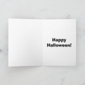 Fijne Halloween-kaart voor hem Kaart (Binnen)