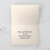 Fijne Halloween!  Kinder Halloween Kaart (Binnen)