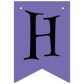 Fijne Halloween | Kleurrijke heks en zwarte kat Vlaggetjes (Eerste vlag)