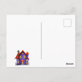 Fijne Halloween kostuum kinder feestviering Briefkaart (Achterkant)