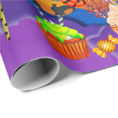 Fijne Halloween kostuum kinder feestviering Cadeaupapier (Rol Hoek)