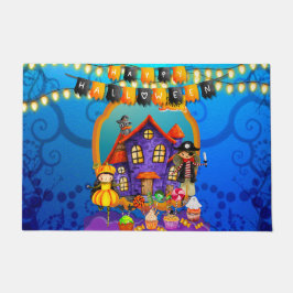 Fijne Halloween kostuum kinder feestviering Deurmat