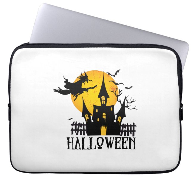 Fijne Halloween Laptop Sleeve (Voorkant)