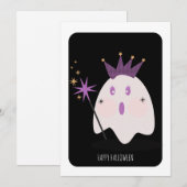 Fijne Halloween Lieve Geest Prinses Kaart (Voorkant / Achterkant)