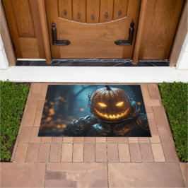 Fijne Halloween Pompoen Krijger Deurmat