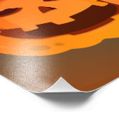 Fijne Halloween Poster! Foto Afdruk (Hoek)