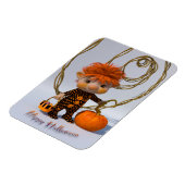 Fijne Halloween Poster Magneet (Linkerzijde)