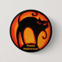 Fijne Halloween Scary Cat. Knoop