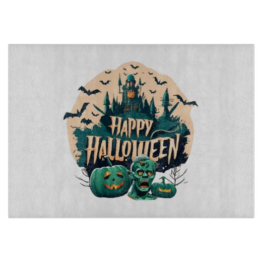 Fijne Halloween Snijplank (Voorkant)