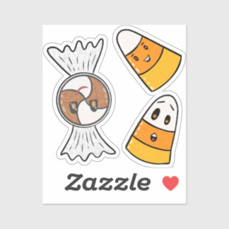 Fijne Halloween Snoepjes Sticker