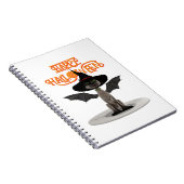 Fijne Halloween. Spiral Foto notitieboekje Notitieboek (Rechterzijde)