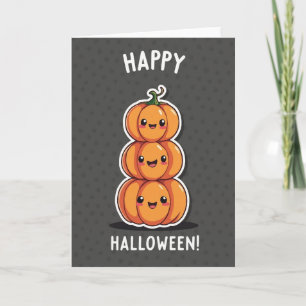 Fijne Halloween stapelkaart Kaart