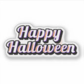 Fijne Halloween sticker (Voorkant)