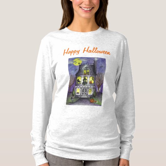 Fijne Halloween T-Shirt (Voorkant)
