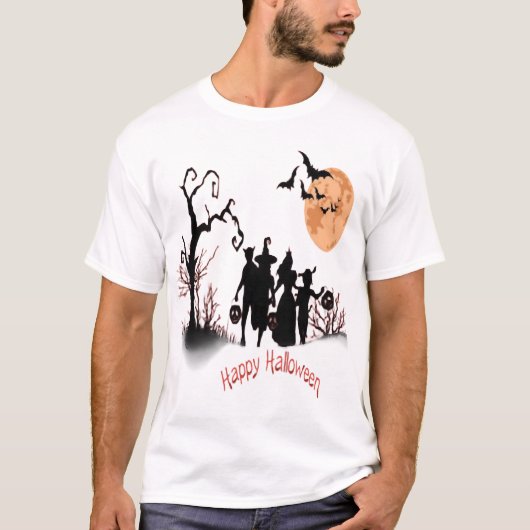 Fijne Halloween T-shirt (Voorkant)