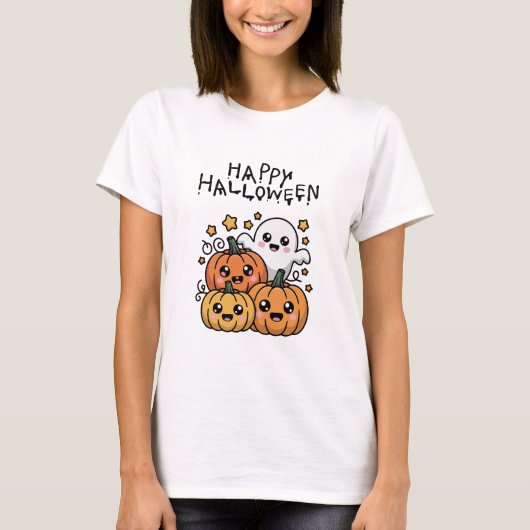 Fijne Halloween T-shirt (Voorkant)