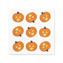 Fijne Halloween-thema servetten