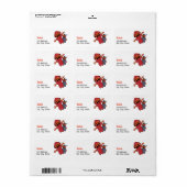 Fijne Halloween voor je vrienden Etiket (Full Sheet)