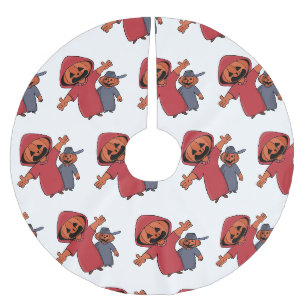 Fijne Halloween voor je vrienden Kerstboom Rok