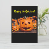 Fijne Halloween Wenskaart Feestdagenkaart (Staand voorkant)