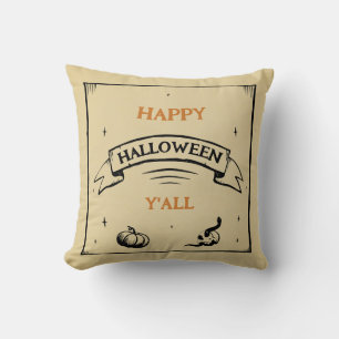 Fijne Halloween Y'all Kussen