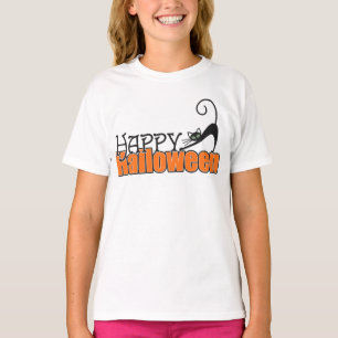 Fijne Halloween Zwarte Kat Persoonlijk T-shirt