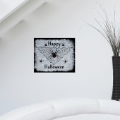 Fijne Halloween Zwarte Weduwe Spin Web Poster