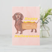 Fijne Halloweenskaart Feestdagenkaart (Staand voorkant)