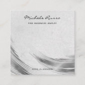 Fijne Handgemaakte QR Code Sieraden Display Kaarte Contactkaartje (Voorkant)