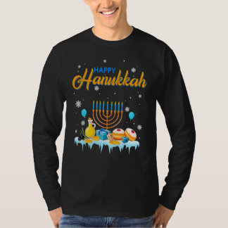 Fijne Hanukkah Schattig Koele Hanukkah Chanukah Ke T-shirt