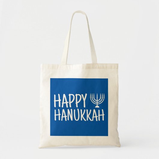 Fijne Hanukkah Tote Bag (Voorkant)