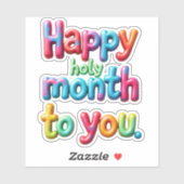 Fijne heilige maand voor jou sticker (Vel)