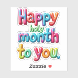 Fijne heilige maand voor jou sticker