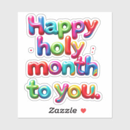 Fijne heilige maand voor jou sticker