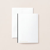 Fijne, heldere handlijntjes met handschrift met ke folie kaarten (Met envelop)