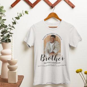 Fijne Hemelverjaardag Foto-herdenkings-t-shirt T-shirt
