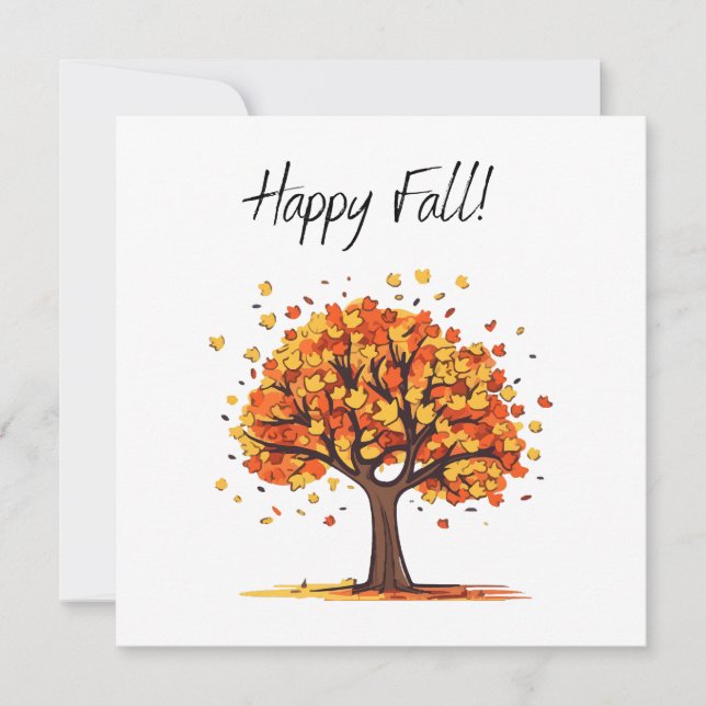 Fijne herfst! (Voorkant)