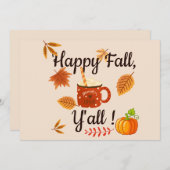 Fijne Herfst, allemaal! Kaart (Voorkant / Achterkant)