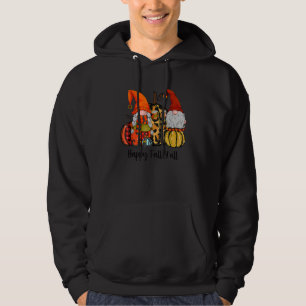 Fijne Herfst Allen Kabouter Luipaard Pompoen Herfs Hoodie
