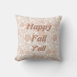 Fijne Herfst - Elegant Herfstblad Accent Kussen
