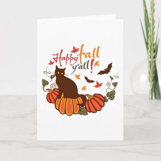 Fijne herfst jullie allemaal! kaart (Voorkant)
