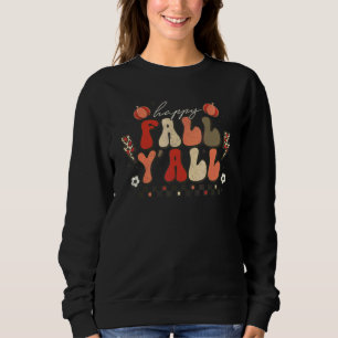 Fijne Herfst Mensen Groovy Retro Herfst Thanksgivi Trui