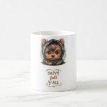 Fijne Herfst Mensen Yorkshire Terrier Herfst Hoodi