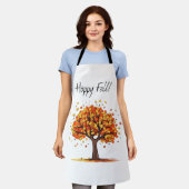 Fijne herfst! schort (Gedragen)