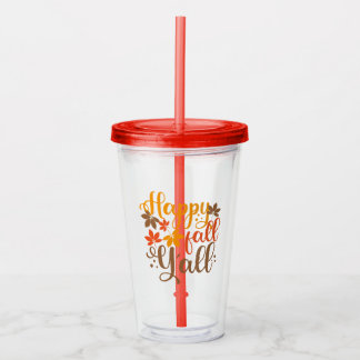 Fijne Herfst voor Y'all Acryl Drinkbeker