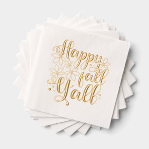 Fijne Herfst voor Y'all Folie Servetten